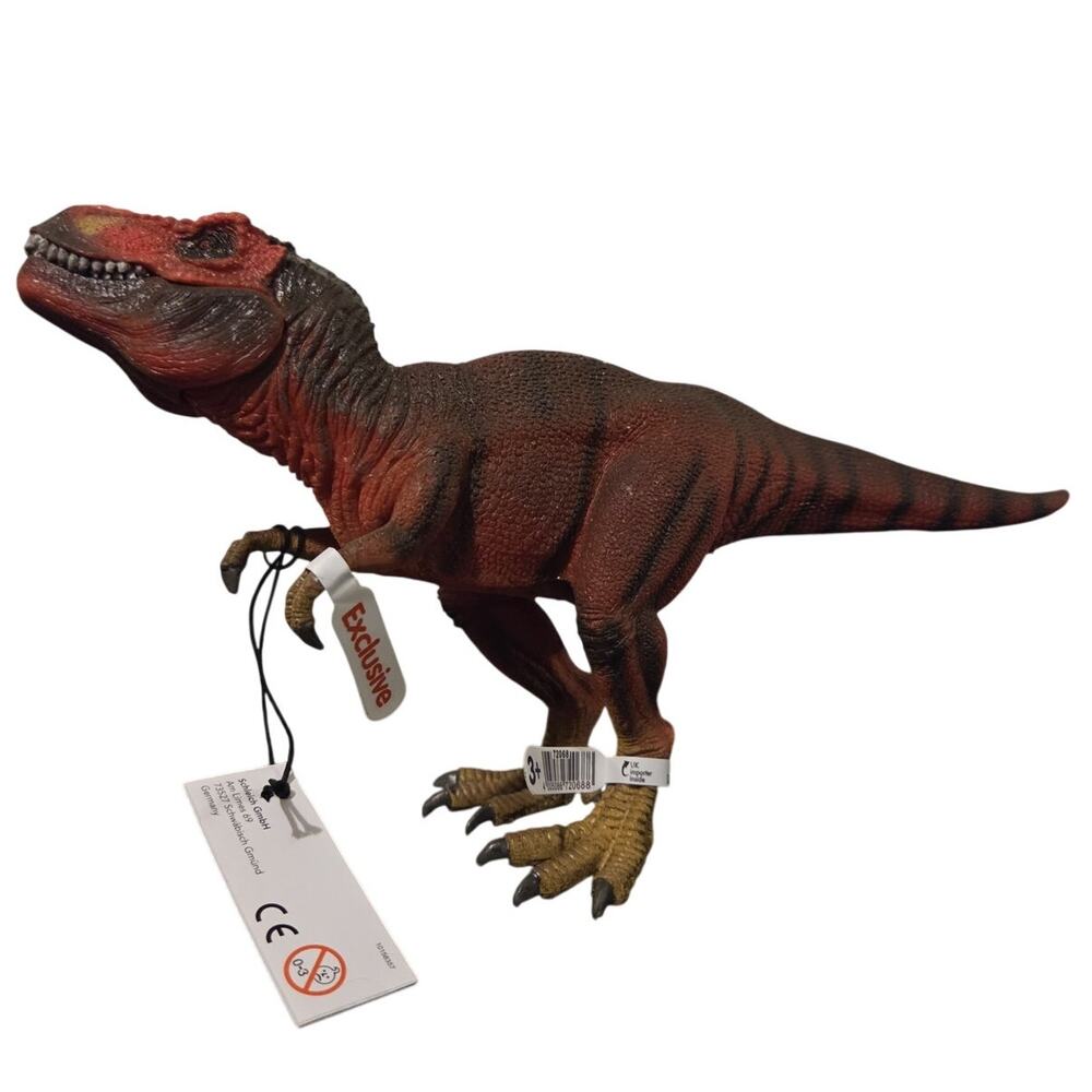 Schleich Exclusive Red Tyrannosaurus Rex Figure - New